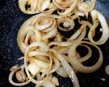 A picture of step 2 of My Sauteed Peppered Onion Rings. 😘.