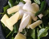 A picture of step 2 of Mint chutney recipe.
