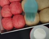 Foto langkah ke 9 dari resep Roti Sobek Merah Putih (Metode Autolisis).