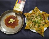 વેજ ચીઝ પીઝા પરાઠા(veg cheese pizza parotha recipe in gujarati) રેસીપી સ્ટેપ5ફોટો