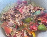 รูปขั้นตอนการทำที่ 3 ของ น้ำพริกอ่องหมูสับสูตรไม่ใส่กะปิเพิ่มสมุนไพรที่ชอบ🌶️🫚