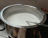A picture of step 1 of Creamy custard fruits salad with Dryfruits.