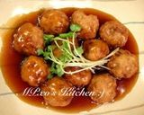 A picture of step 6 of Tofu Meatballs in Sweet Vinegar Ankake Sauce.