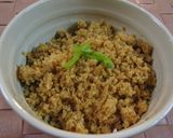 A picture of step 4 of Meat Soboro Made with Okara.