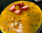 Hình bước làm 9 của món Bánh mousse xoài chanh leo