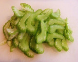 A picture of step 1 of Japanese-Style Celery Salad in 3 Minutes.