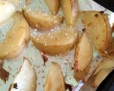 A picture of step 6 of Vickys Garlic and Sesame Potato Wedges, GF DF EF SF NF.