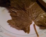 A picture of step 5 of Stuffed Grape Leaves.