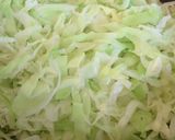 A picture of step 2 of Curtido - Salvadorian Slaw.