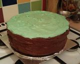 A picture of step 6 of Vickys 'FROZEN' Cake - Decoration Idea.