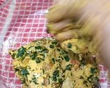 A picture of step 5 of Drumstick leaves Thepla.
