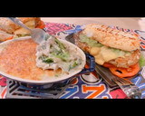 菠菜菇菇白醬焗烤&漢堡排酪梨醬軟法 #好料日記的食譜步驟7照片