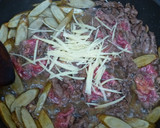 A picture of step 4 of Fried Beef and Burdock Root.