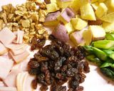A picture of step 1 of Curry Mayonnaise Salad with Raisins and Asian Sweet Potatoes.