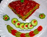 A picture of step 5 of Besan Chilla Sandwich.