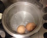 A picture of step 1 of Egg sandwich.