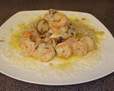A picture of step 6 of Shrimp Scampi with No Carb Gluten Free Pasta.