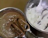 A picture of step 4 of Melt in Your Mouth Chocolate Chiffon Roll Cake.