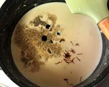 A picture of step 3 of Palada Payasam (Kerala style).