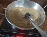 A picture of step 1 of Khoya Til Ladoo.
