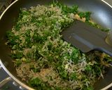 A picture of step 2 of Parsley Garlic Rice.