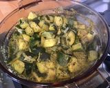 Une image de l'étape 11 de Courgettes en sauce verte, vin blanc et ail des ours.