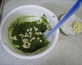 A picture of step 6 of Matcha Muffins with White Chocolate.
