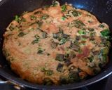 A picture of step 3 of Simple! Green Onion Pancakes (Negiyaki) with Cheese.