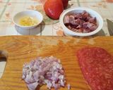 Foto del paso 1 de la receta: Garbanzos con carne y pimentón