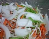 A picture of step 1 of Stir Fried Beef and Vegetable Rice Bowl.