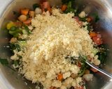 A picture of step 4 of Couscous Veg Salad.