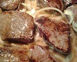 A picture of step 4 of Stove top steak.