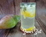 A picture of step 3 of Raw Mango Mocktail.