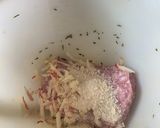 A picture of step 3 of The best Pork and Apple Burgers.