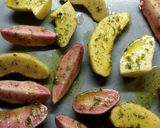 A picture of step 4 of Herb and Ranch Roasted Fingerling Potatoes.