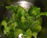 A picture of step 1 of Broccoli masala fry.