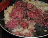 A picture of step 2 of Azerbaijani Minced Meat Qeema  قیمه خشک اردبیلی.