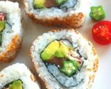 A picture of step 6 of California Roll to try on the Night of Tanabata.