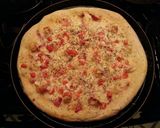 A picture of step 11 of Shrimp Pizza.
