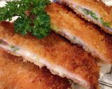 A picture of step 7 of Ham Cutlets with Cheese.