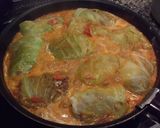 A picture of step 7 of Russian Golubtsy (Stuffed Cabbage Roll).