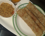 A picture of step 5 of Pancake with scrambled egg.