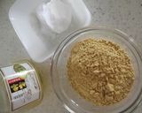 A picture of step 1 of Kinako Candy.