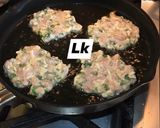 A picture of step 3 of Cheesy Chicken Fritters:.