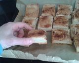 A picture of step 5 of Millefeuille of seville orange curd.