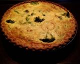 A picture of step 7 of Caramelized Onion And Broccoli Quiche.