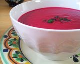 A picture of step 7 of Veggie Broth and Beet Potage.
