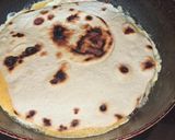 Omlett tortillában, friss zöldségekkel recept fázis 3 fotója