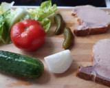 Foto del paso 1 de la receta: Chuletas de Sajonia en ensalada con aderezo de mostaza
