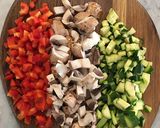 A picture of step 1 of Couscous medley.